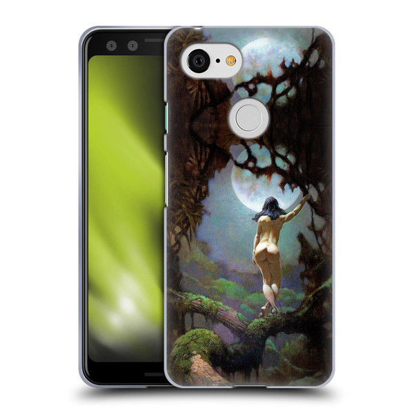 Frank Frazetta Fantasy Moons Rapture Soft Gel Case for Google Pixel 3