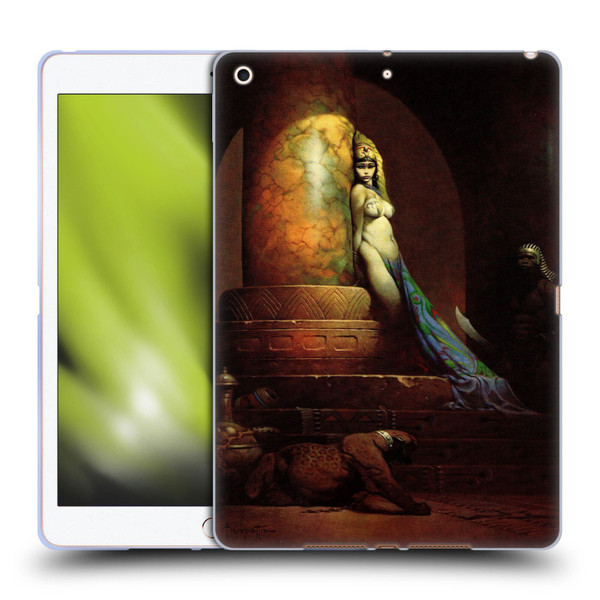 Frank Frazetta Fantasy Egyptian Queen Soft Gel Case for Apple iPad 10.2 2019/2020/2021