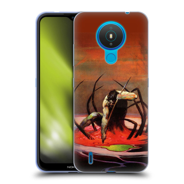 Frank Frazetta Fantasy The Spider King Soft Gel Case for Nokia 1.4