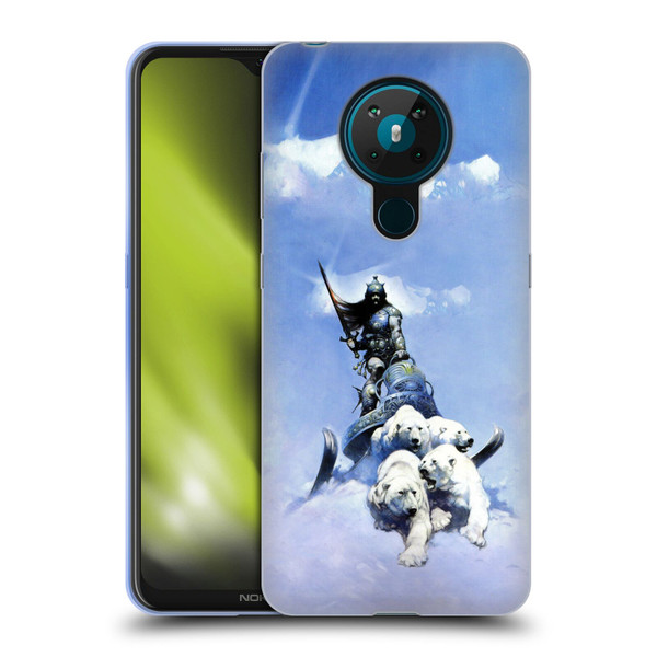 Frank Frazetta Fantasy Silver Warrior Soft Gel Case for Nokia 5.3