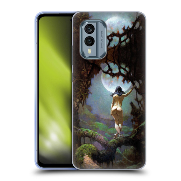 Frank Frazetta Fantasy Moons Rapture Soft Gel Case for Nokia X30