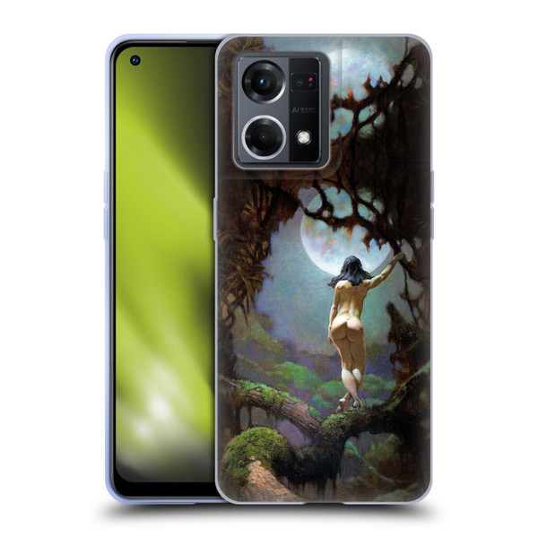 Frank Frazetta Fantasy Moons Rapture Soft Gel Case for OPPO Reno8 4G