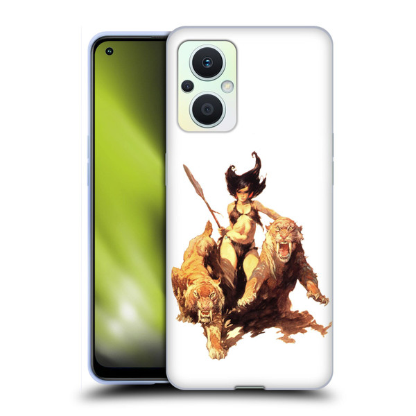 Frank Frazetta Fantasy The Huntress Soft Gel Case for OPPO Reno8 Lite