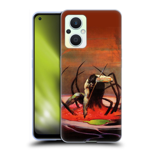 Frank Frazetta Fantasy The Spider King Soft Gel Case for OPPO Reno8 Lite