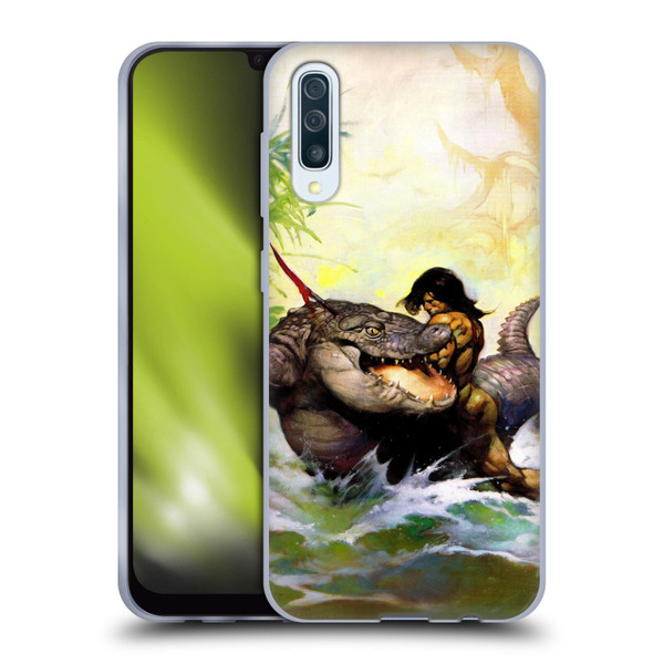 Frank Frazetta Fantasy Monster Out Of Time Soft Gel Case for Samsung Galaxy A50/A30s (2019)