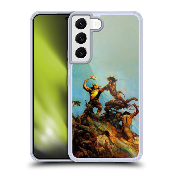 Frank Frazetta Fantasy Indomitable Soft Gel Case for Samsung Galaxy S22 5G