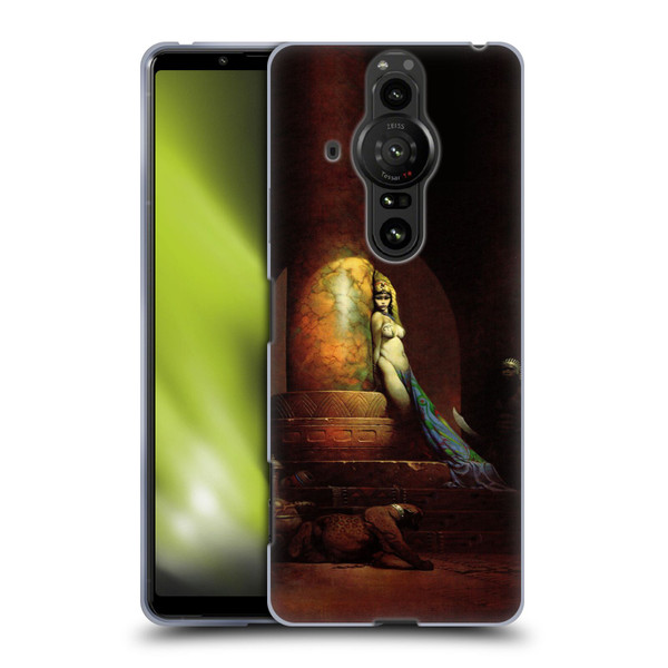 Frank Frazetta Fantasy Egyptian Queen Soft Gel Case for Sony Xperia Pro-I