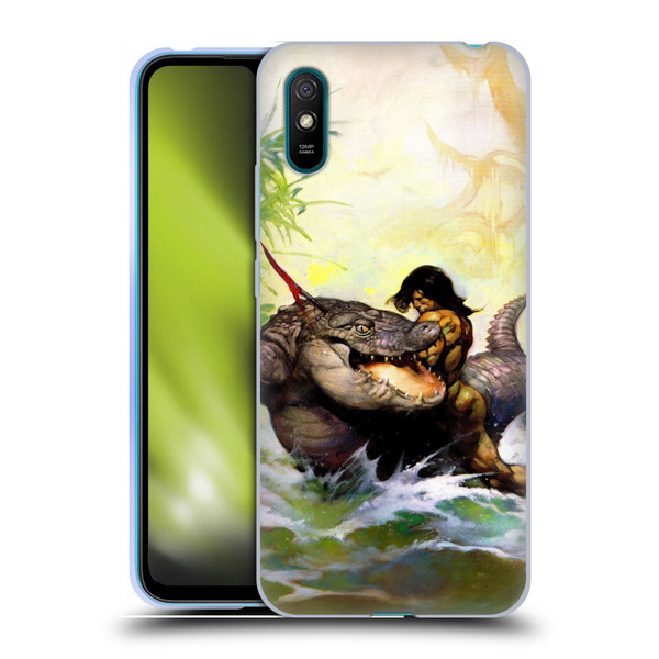 Frank Frazetta Fantasy Monster Out Of Time Soft Gel Case for Xiaomi Redmi 9A / Redmi 9AT