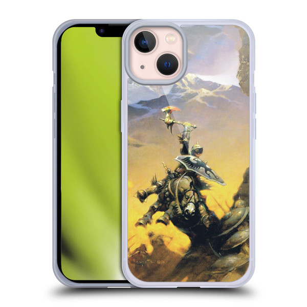 Frank Frazetta Medieval Fantasy Eternal Champion Soft Gel Case for Apple iPhone 13