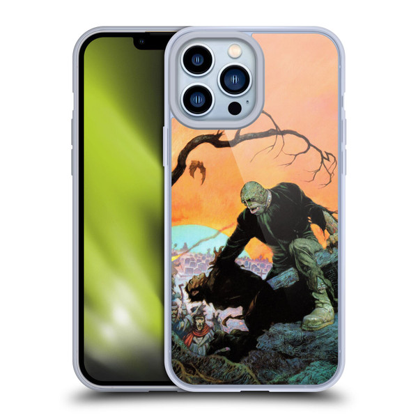 Frank Frazetta Medieval Fantasy Zombie Soft Gel Case for Apple iPhone 13 Pro Max