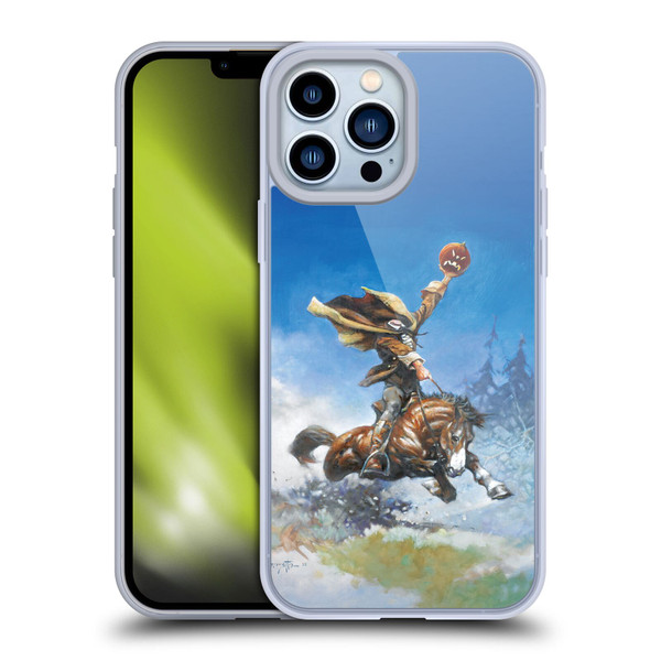 Frank Frazetta Medieval Fantasy Headless Horseman Soft Gel Case for Apple iPhone 13 Pro Max