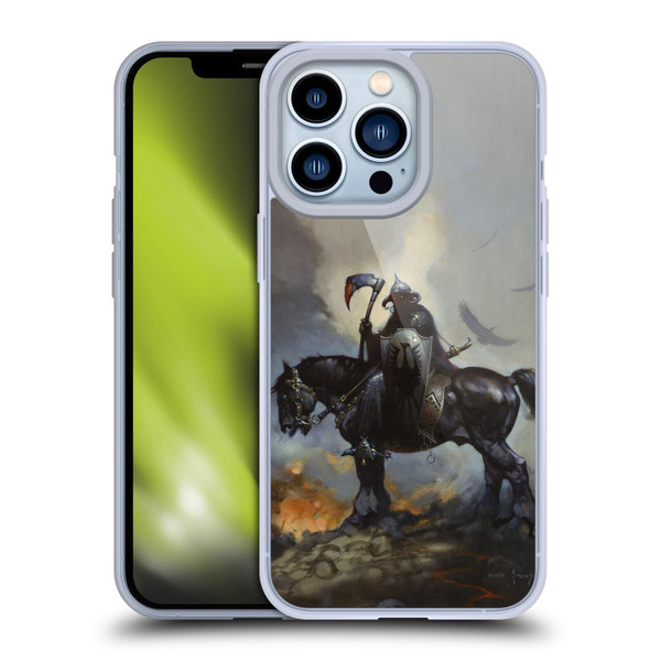 Frank Frazetta Medieval Fantasy Death Dealer Soft Gel Case for Apple iPhone 13 Pro