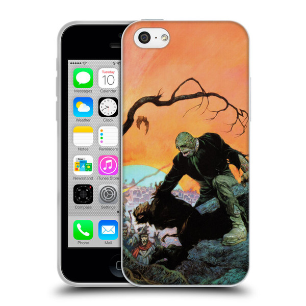 Frank Frazetta Medieval Fantasy Zombie Soft Gel Case for Apple iPhone 5c