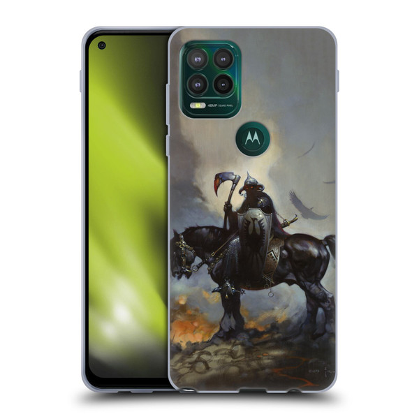 Frank Frazetta Medieval Fantasy Death Dealer Soft Gel Case for Motorola Moto G Stylus 5G 2021