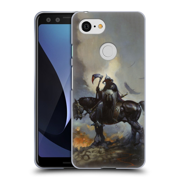 Frank Frazetta Medieval Fantasy Death Dealer Soft Gel Case for Google Pixel 3