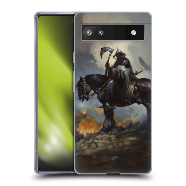 Frank Frazetta Medieval Fantasy Death Dealer Soft Gel Case for Google Pixel 6a