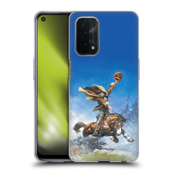 Frank Frazetta Medieval Fantasy Headless Horseman Soft Gel Case for OPPO A54 5G