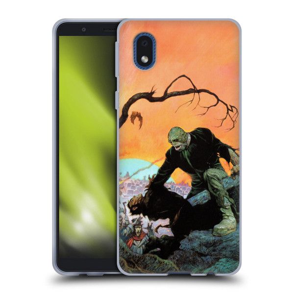 Frank Frazetta Medieval Fantasy Zombie Soft Gel Case for Samsung Galaxy A01 Core (2020)