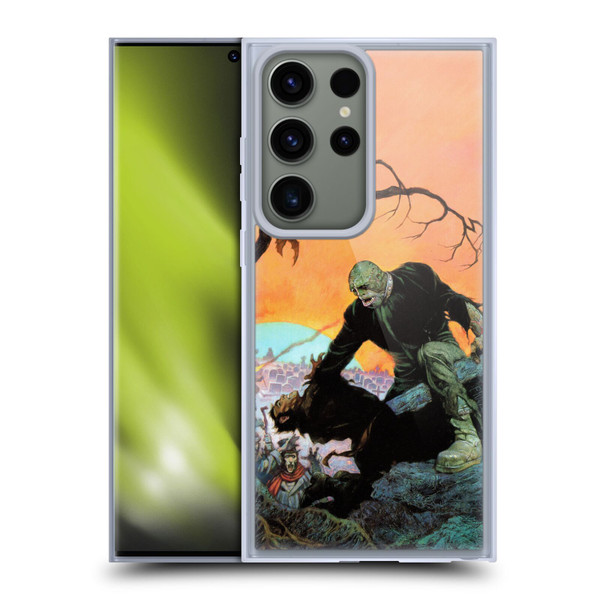 Frank Frazetta Medieval Fantasy Zombie Soft Gel Case for Samsung Galaxy S23 Ultra 5G