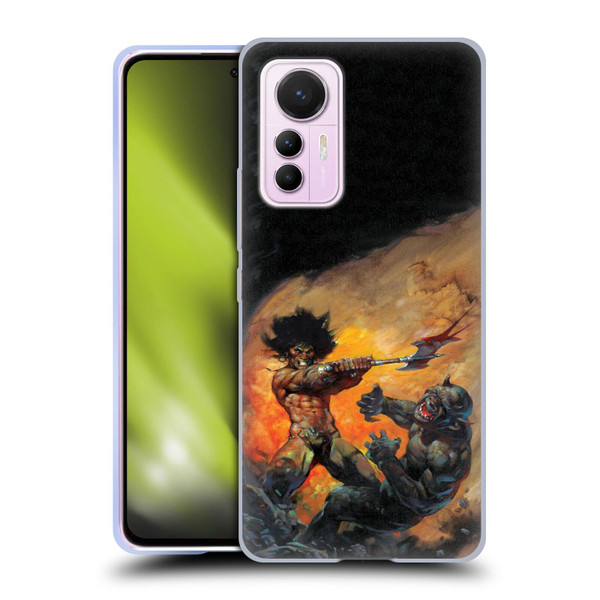 Frank Frazetta Medieval Fantasy Viking Slayer Soft Gel Case for Xiaomi 12 Lite