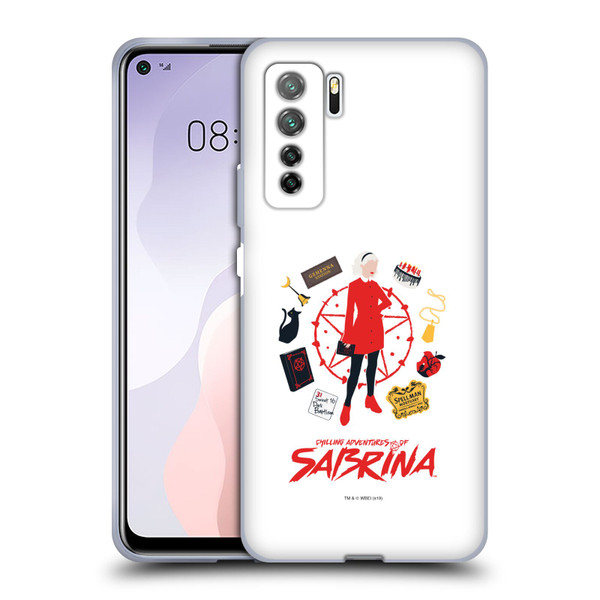 Chilling Adventures of Sabrina Graphics Essentials Soft Gel Case for Huawei Nova 7 SE/P40 Lite 5G