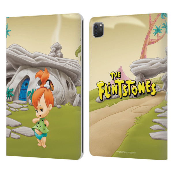 The Flintstones Characters Pebbles Flintstones Leather Book Wallet Case Cover For Apple iPad Pro 11 2020 / 2021 / 2022