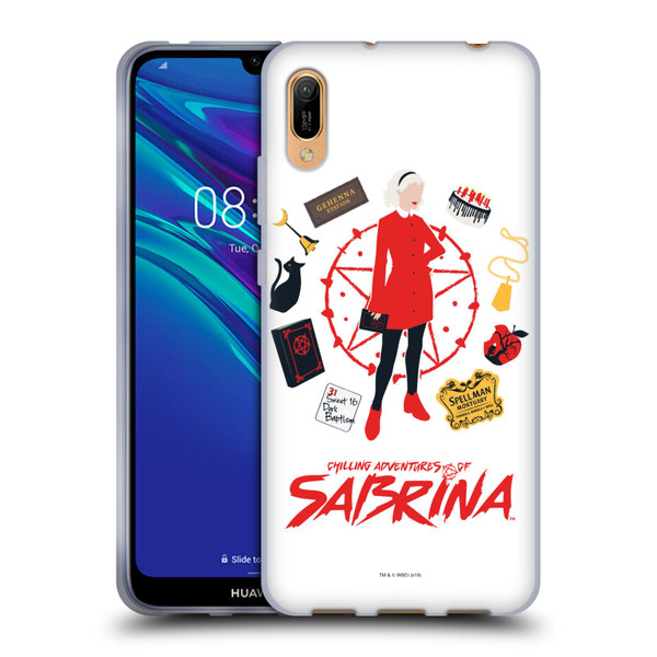 Chilling Adventures of Sabrina Graphics Essentials Soft Gel Case for Huawei Y6 Pro (2019)