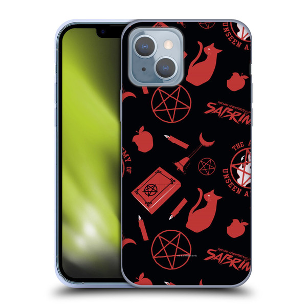 Chilling Adventures of Sabrina Graphics Black Magic Soft Gel Case for Apple iPhone 14