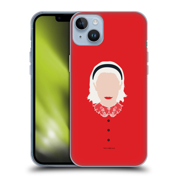 Chilling Adventures of Sabrina Graphics Red Sabrina Soft Gel Case for Apple iPhone 14 Plus