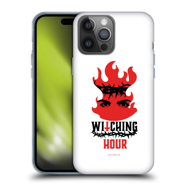 Chilling Adventures of Sabrina Graphics Witching Hour Soft Gel Case for Apple iPhone 14 Pro Max