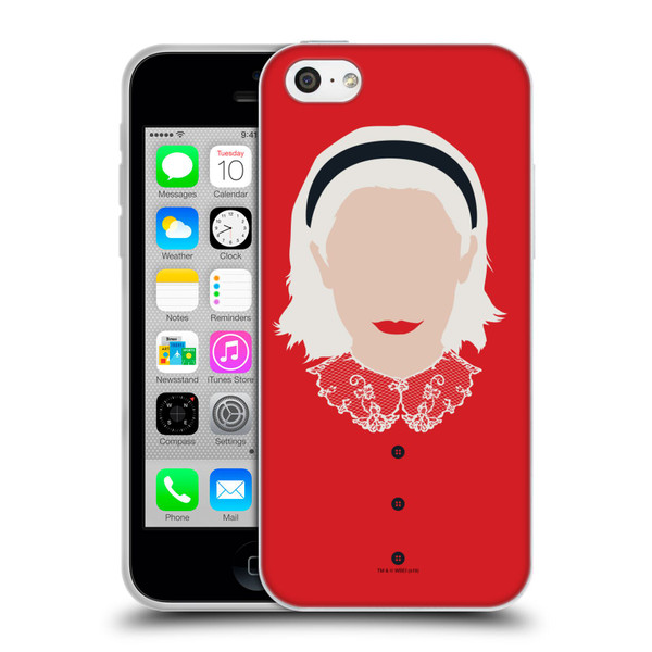 Chilling Adventures of Sabrina Graphics Red Sabrina Soft Gel Case for Apple iPhone 5c