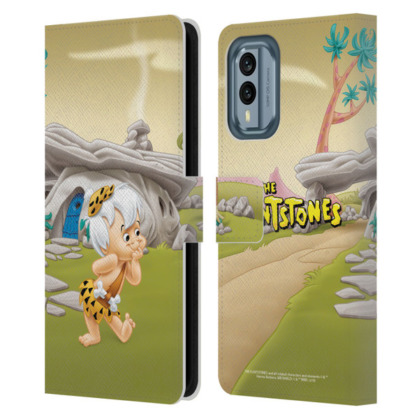 The Flintstones Characters Bambam Rubble Leather Book Wallet Case Cover For Nokia X30