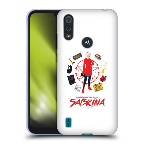 Chilling Adventures of Sabrina Graphics Essentials Soft Gel Case for Motorola Moto E6s (2020)