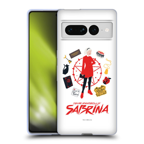 Chilling Adventures of Sabrina Graphics Essentials Soft Gel Case for Google Pixel 7 Pro