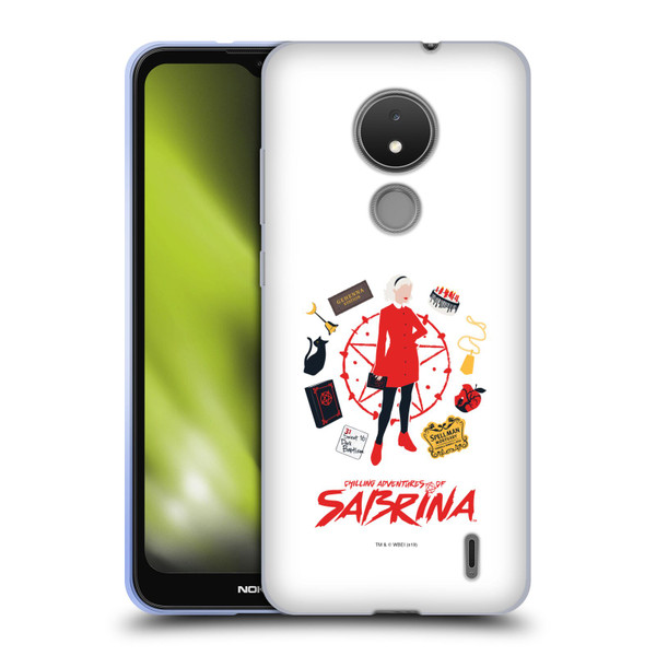 Chilling Adventures of Sabrina Graphics Essentials Soft Gel Case for Nokia C21