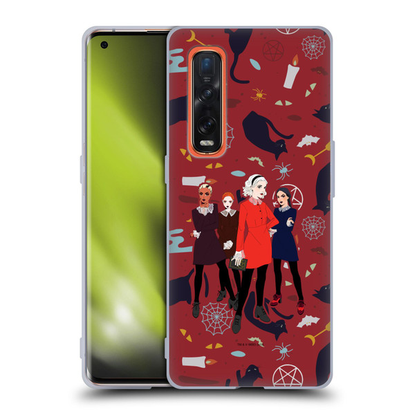 Chilling Adventures of Sabrina Graphics Witch Posey Soft Gel Case for OPPO Find X2 Pro 5G