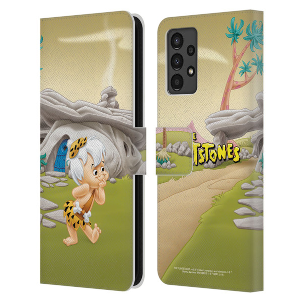 The Flintstones Characters Bambam Rubble Leather Book Wallet Case Cover For Samsung Galaxy A13 (2022)