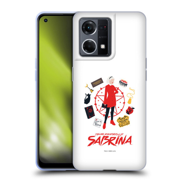Chilling Adventures of Sabrina Graphics Essentials Soft Gel Case for OPPO Reno8 4G