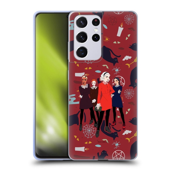 Chilling Adventures of Sabrina Graphics Witch Posey Soft Gel Case for Samsung Galaxy S21 Ultra 5G
