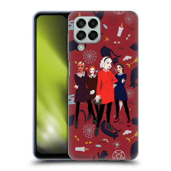 Chilling Adventures of Sabrina Graphics Witch Posey Soft Gel Case for Samsung Galaxy M33 (2022)