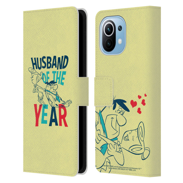 The Flintstones Graphics Husband Of The Year Leather Book Wallet Case Cover For Xiaomi Mi 11