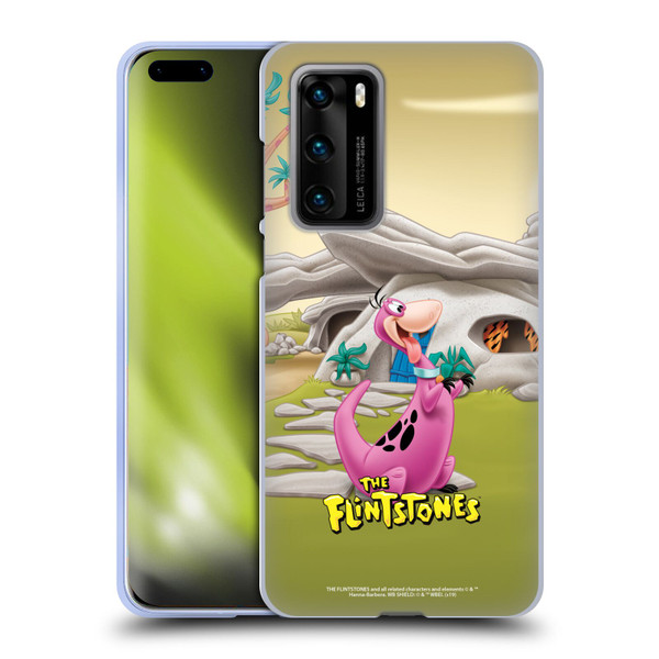 The Flintstones Characters Dino Soft Gel Case for Huawei P40 5G