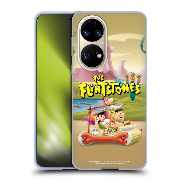 The Flintstones Characters Stone Car Soft Gel Case for Huawei P50