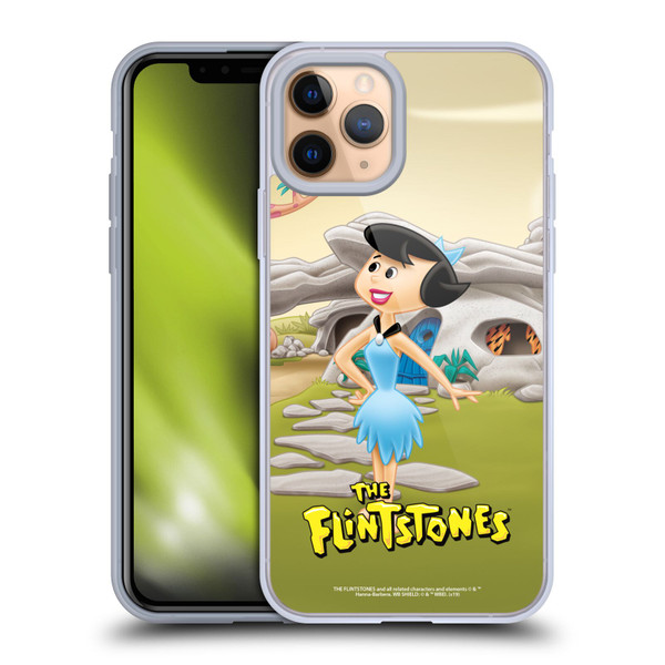 The Flintstones Characters Betty Rubble Soft Gel Case for Apple iPhone 11 Pro