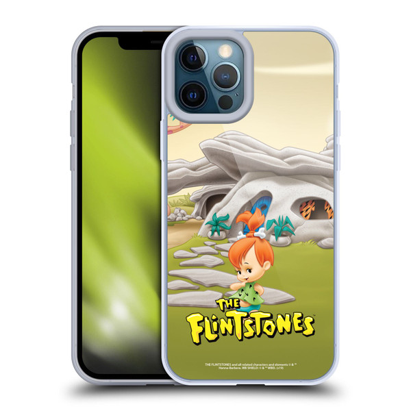 The Flintstones Characters Pebbles Flintstones Soft Gel Case for Apple iPhone 12 Pro Max