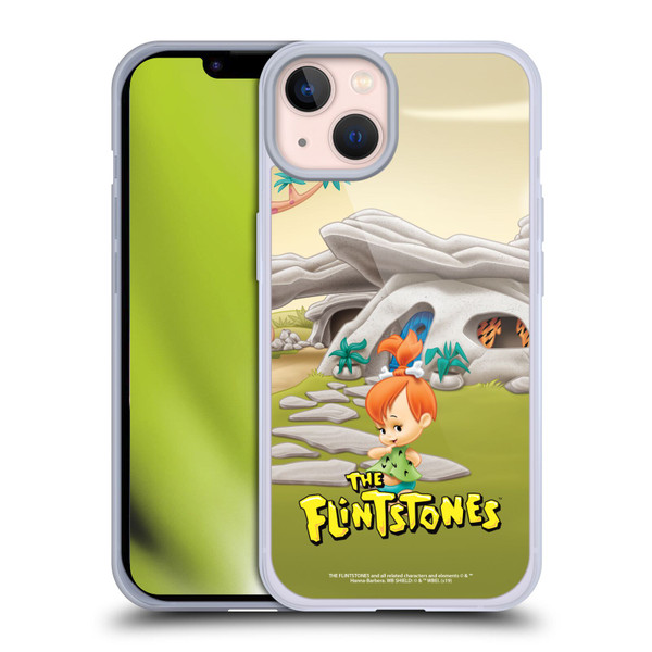 The Flintstones Characters Pebbles Flintstones Soft Gel Case for Apple iPhone 13