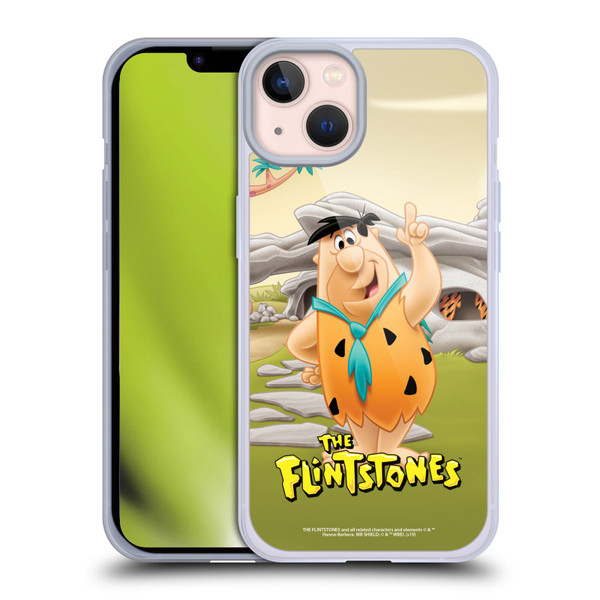 The Flintstones Characters Fred Flintstones Soft Gel Case for Apple iPhone 13