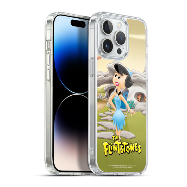 The Flintstones Characters Betty Rubble Soft Gel Case for Apple iPhone 13 Pro Max & MagSafe