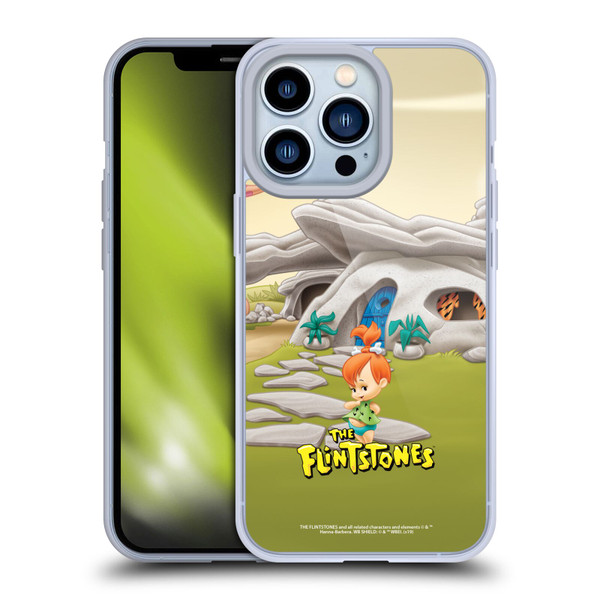 The Flintstones Characters Pebbles Flintstones Soft Gel Case for Apple iPhone 13 Pro