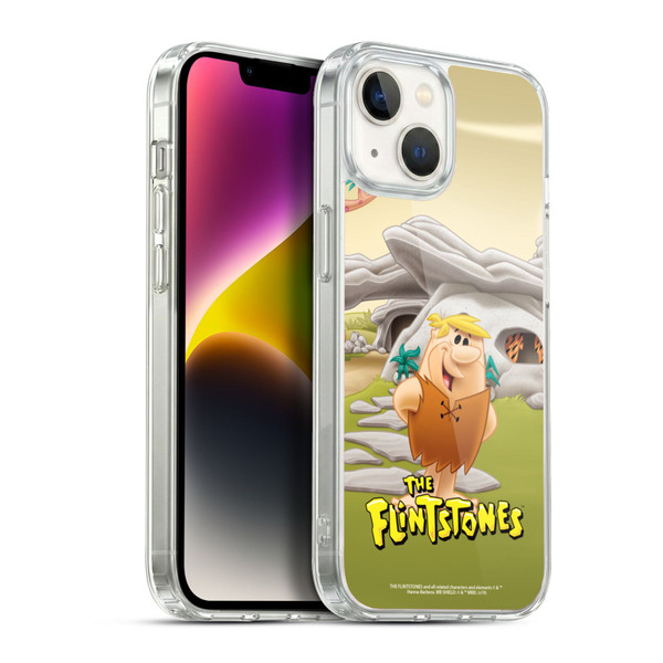The Flintstones Characters Barney Rubble Soft Gel Case for Apple iPhone 14